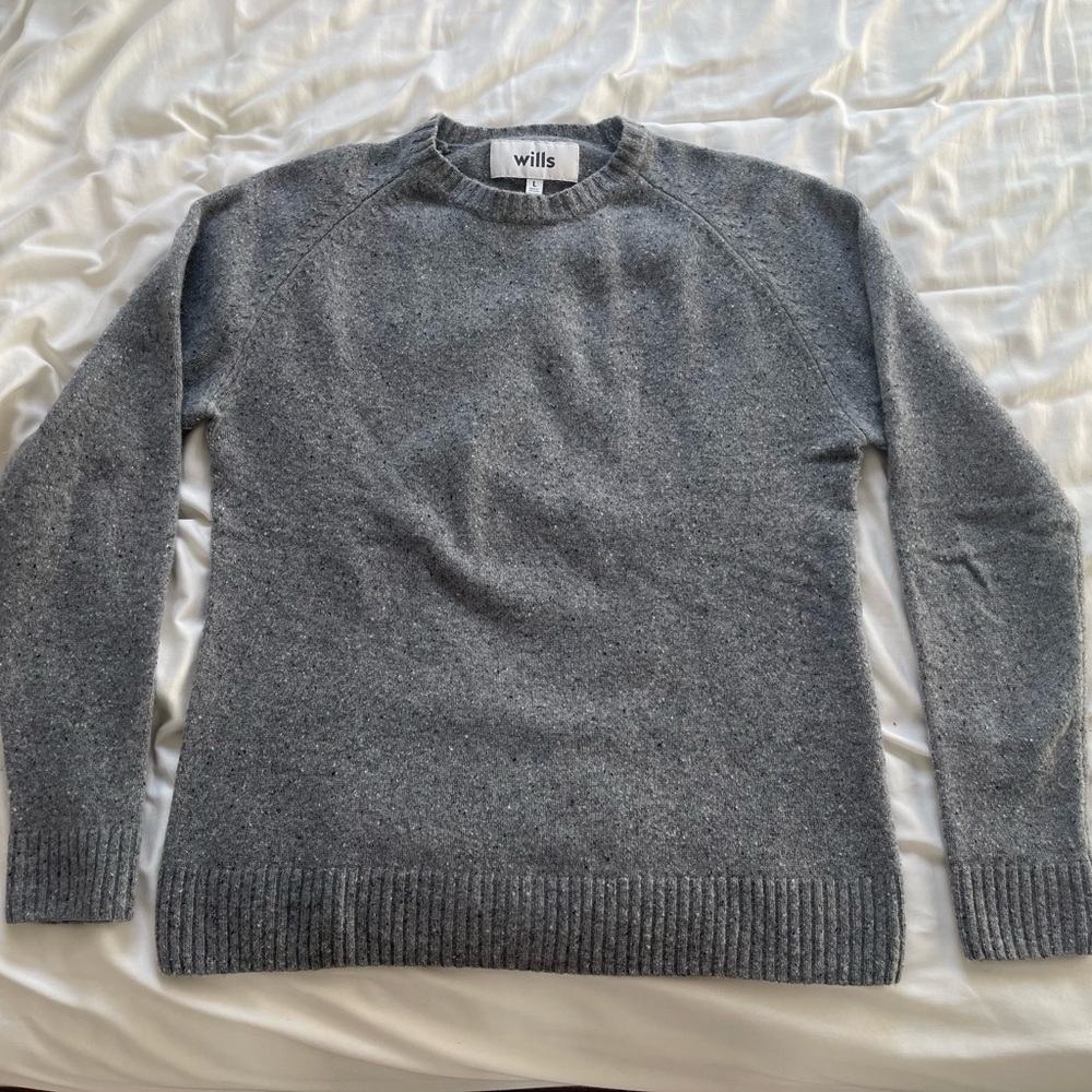 Wills Large (women’s Medium) Grey Sweater